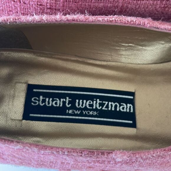 Stuart Weitzman Vintage Tweed Shoes - Picture 6 of 8